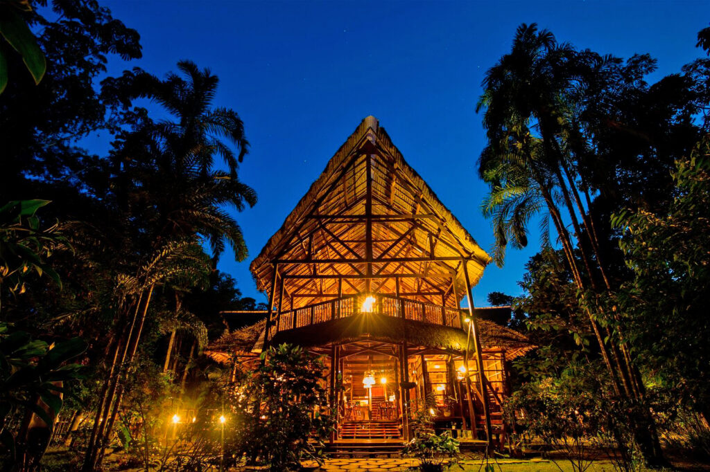 Lodge Entrance Night